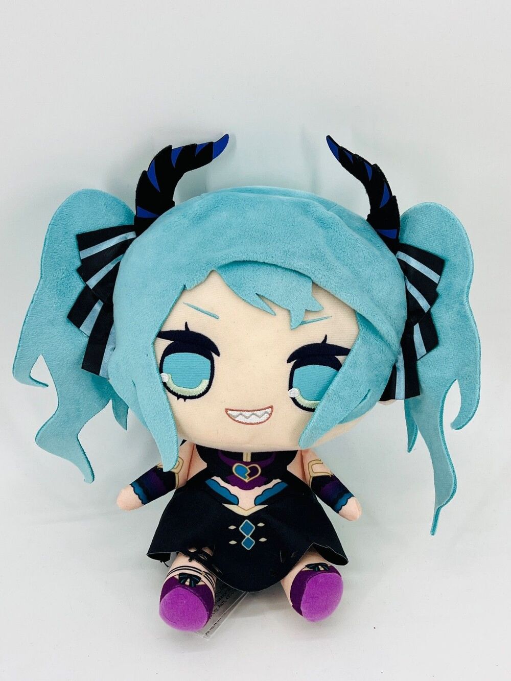 Hatsune Miku Villain Version Kyurumaru 9" Plush Doll FuRyu Licensed Round1